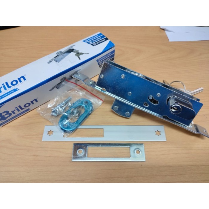 DPM - Body Kunci Pintu Dorong Sliding Swing Aluminium Brilon KC9123 Lockcase