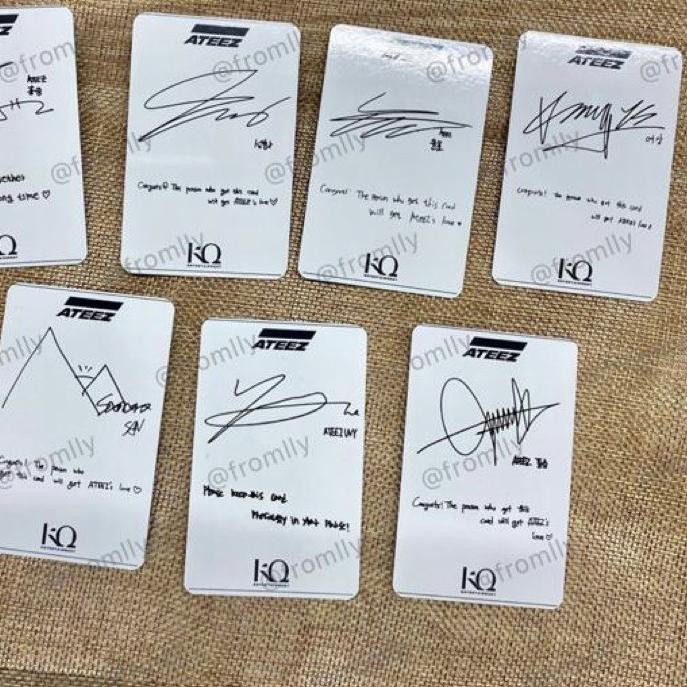 ♨ [READY] ATEEZ Official PC Mjtonz otkmusic Makestar POB Part 2 yunho Wooyoung Hongjoong ✿