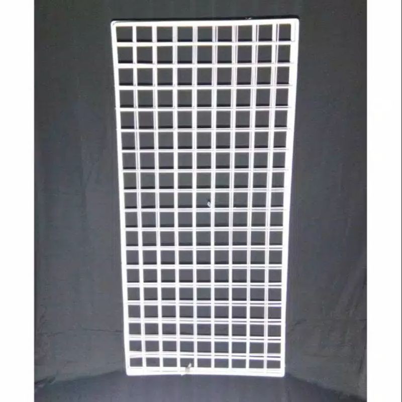 Ram Kawat Putih Grid Wall Foto Ram Putih+Dus Display Aksesoris Hp Ram Jaring Pajangan Aksesoris - BH