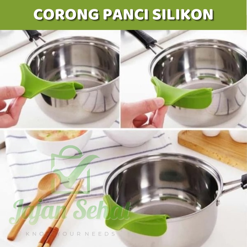 Corong Panci Silikon Alat Tuang Soup