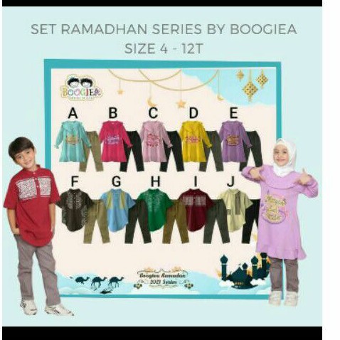 ORIGINAL SET BOOGIEA RAMADHAN SERIES BY BOOGIEA