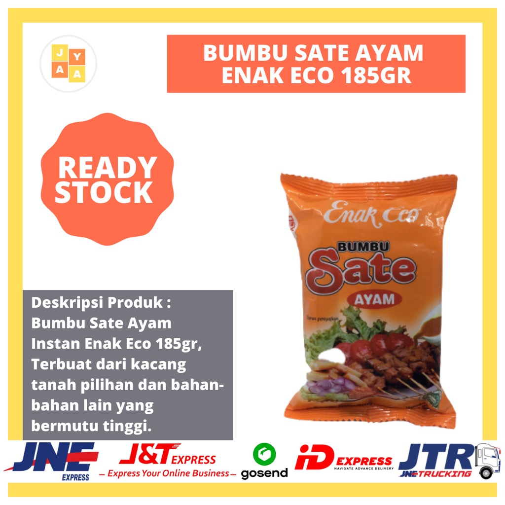 Jual Bumbu Sate Ayam Instan Enak Eco 185gr Indonesia Shopee Indonesia