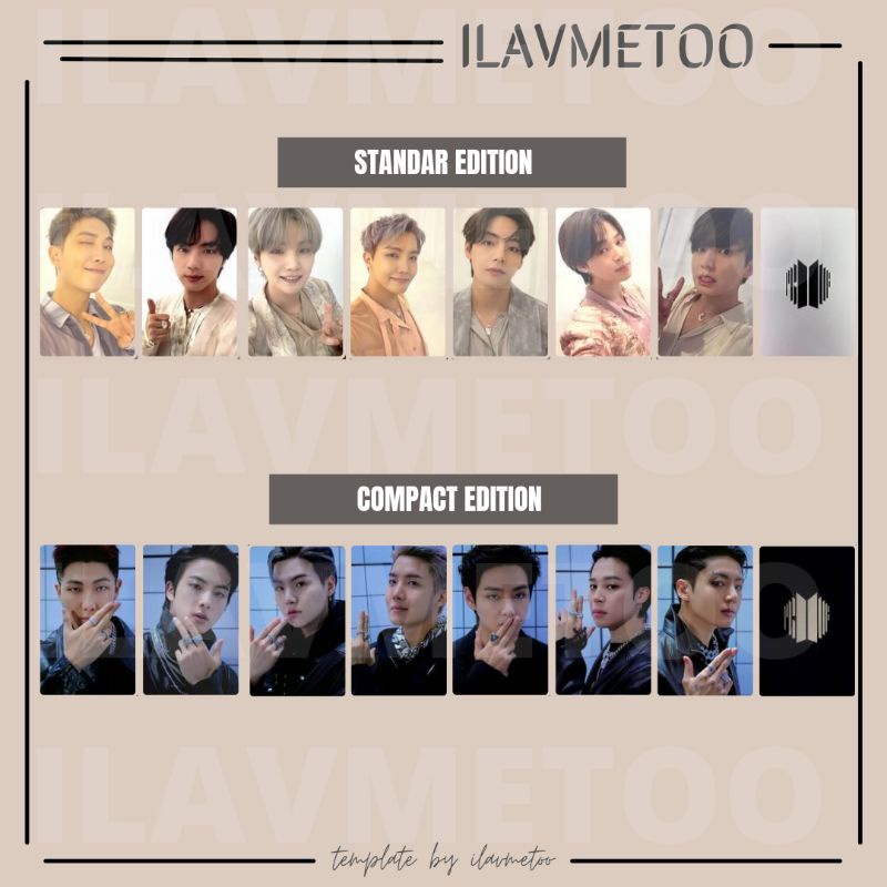photocard bts proof compact standard edition