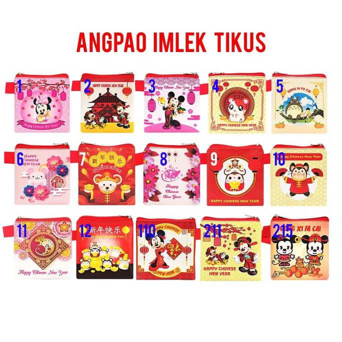 

New Arrival Angpao Imlek Tikus Pouch Tahun Baru Cina Sincia Hongpao Kwalitas Terbaik