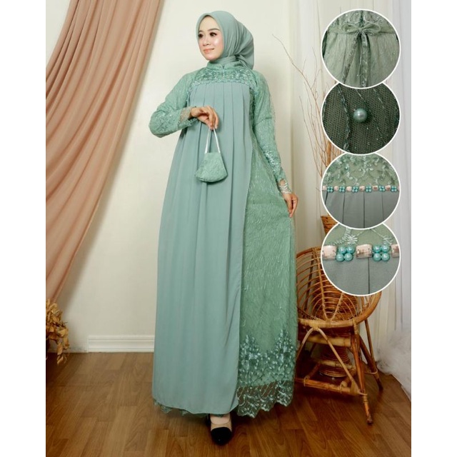 Gamis Putri Tasya Mandalika Original Butik