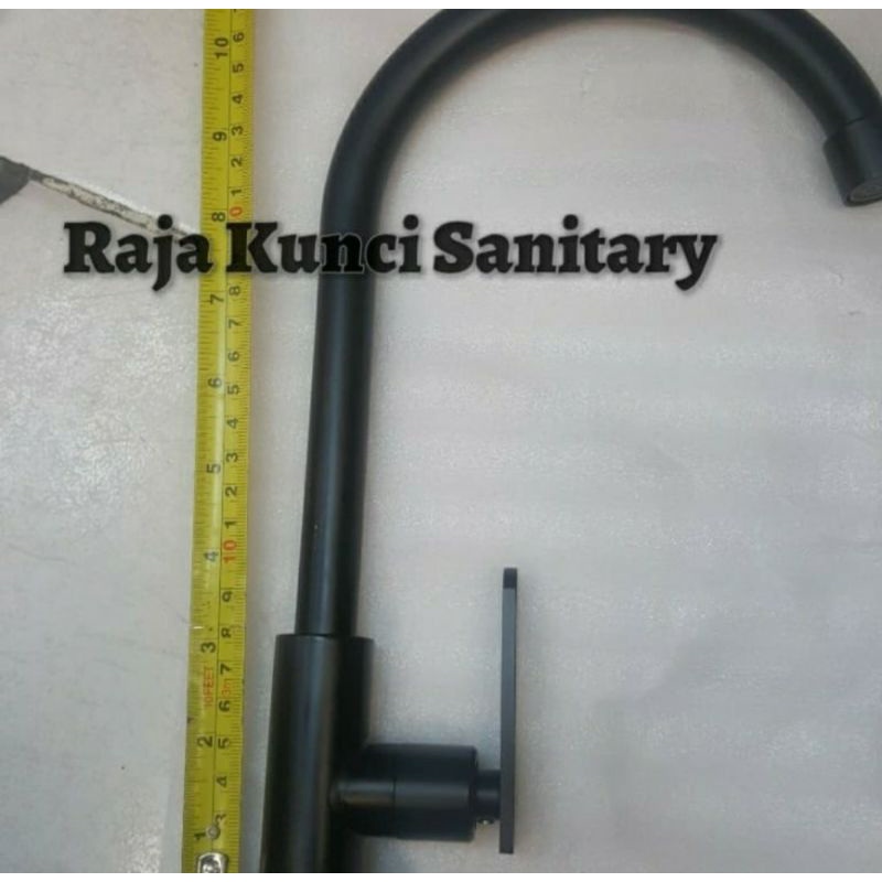 Kran Cuci Piring Meja Hitam/Black Stainless SUS 304/Kran Bak Cuci Piring Hitam