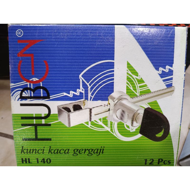 Kunci Kaca Etalase HUBEN / Kunci Kaca Gergaji HL 140