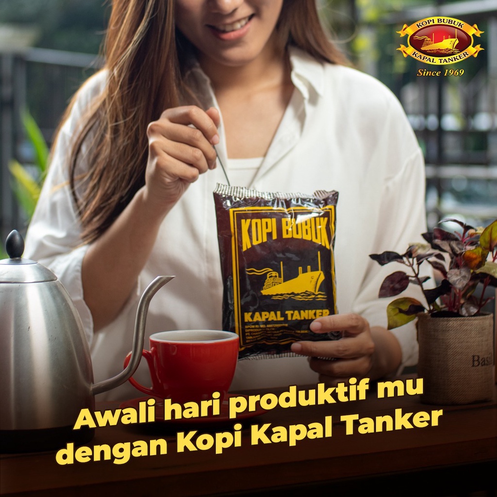 Kopi Bubuk Kapal Tanker Old - 370 Gr