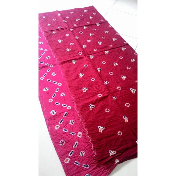 Kain Batik Jumputan Tumpal Tua-Muda Handmade