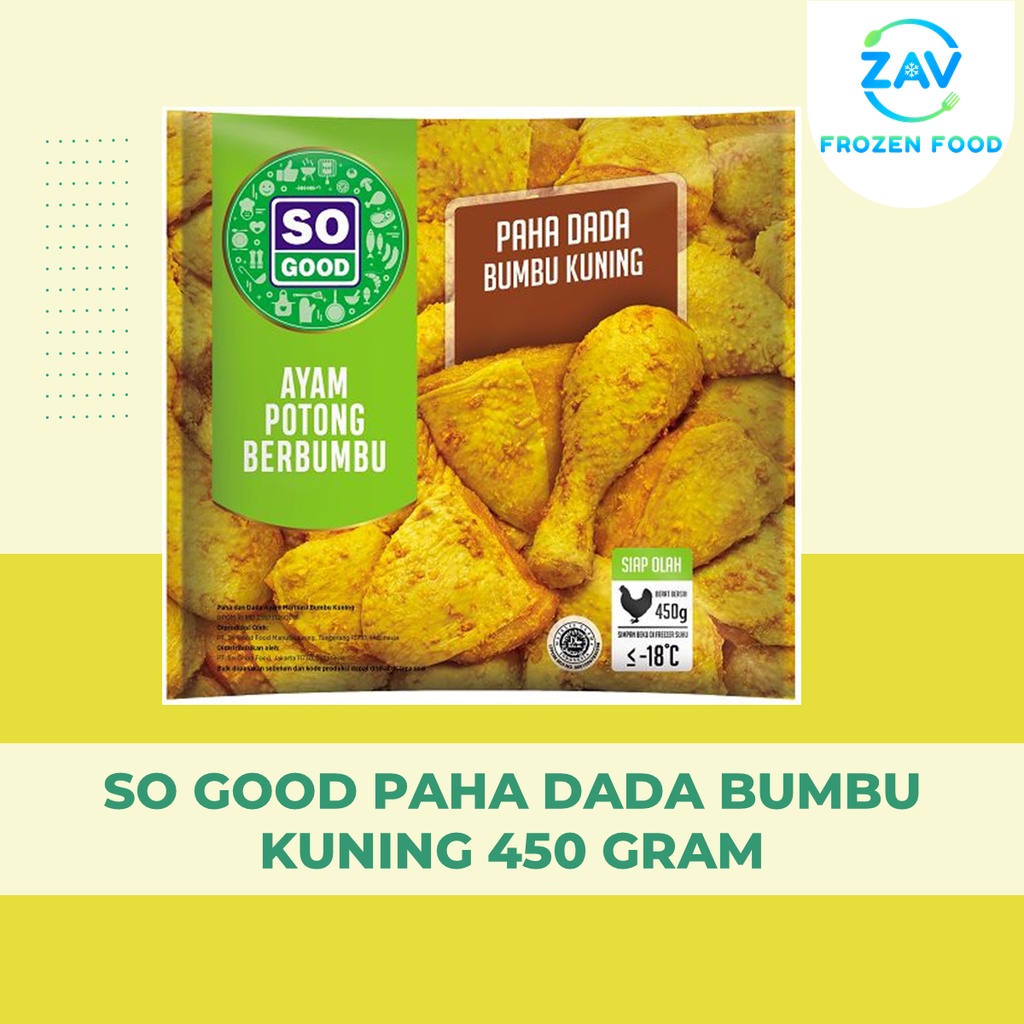 

SO GOOD PAHA DADA BUMBU KUNING 450 GRAM