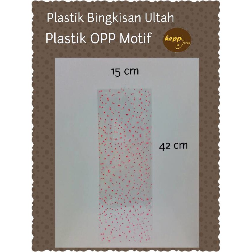 

Unik Plastik OPP Motif 15 x 42 Plastik Bingkisan Ultah Diskon