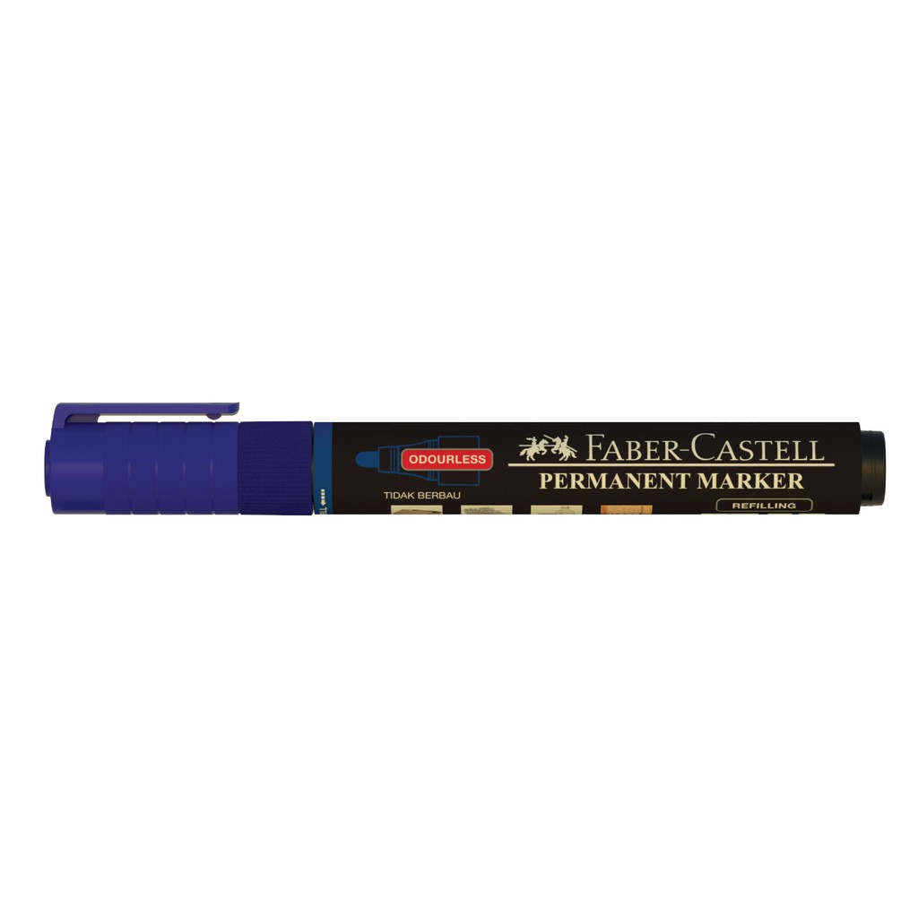 Faber-Castell Eco Permanent Marker Blue Ink