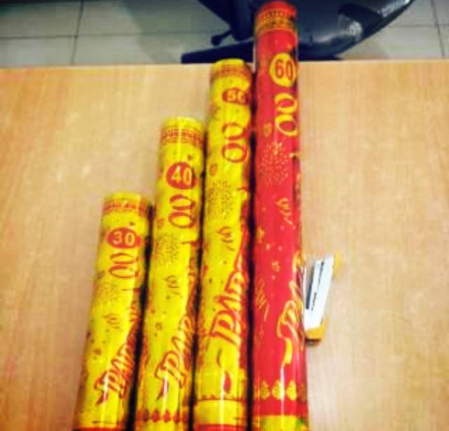 TERLARIS !! (KHUSUS PULAU JAWA) CONFETTI PARTY POPPER PUTAR / confetty party   uk 30 CM. 40 CM. 50 CM.