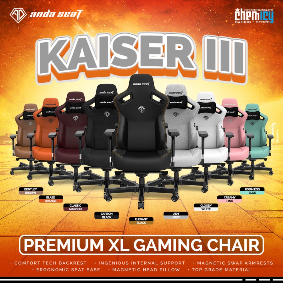 AndaSeat Kaiser 3 XL Series Premium Kursi Gaming Chair