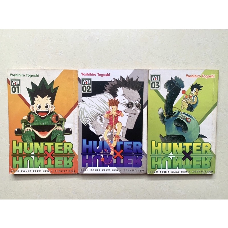 Komik Manga Hunter x Hunter Set 1,2,3 by Yoshihiro Togashi