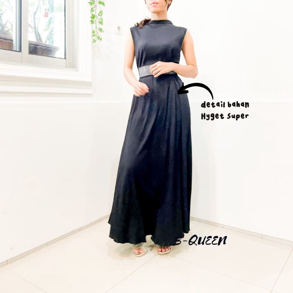 INNER DRESS PLISKET PREMIUM /SLEEVELESS LONG DRESS/INNER PLISKET/ INNER LONG DRESS PLISKET