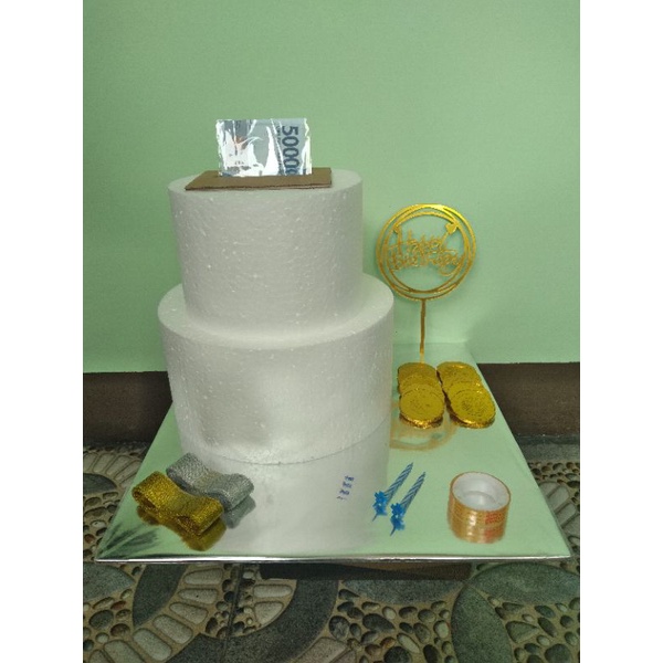 Bahan Money Cake Pullout Standing / Perlengkapan Money Cake Standing / Money Cake Standing / Snack T