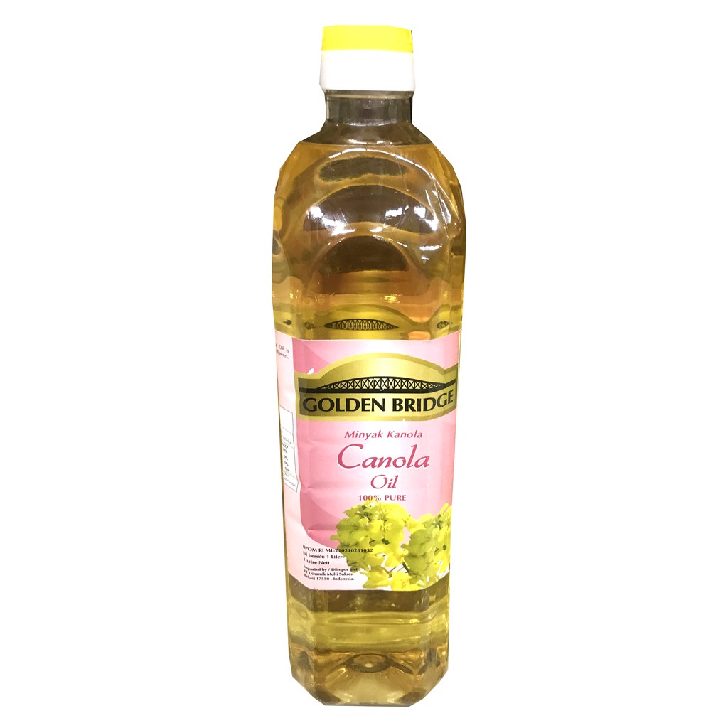 Golden Bridge Canola Oil 1L Minyak Kanola Kanol 1000ml 1Litter Goldenbridge Kanola Oils Canolas Golden Bridges