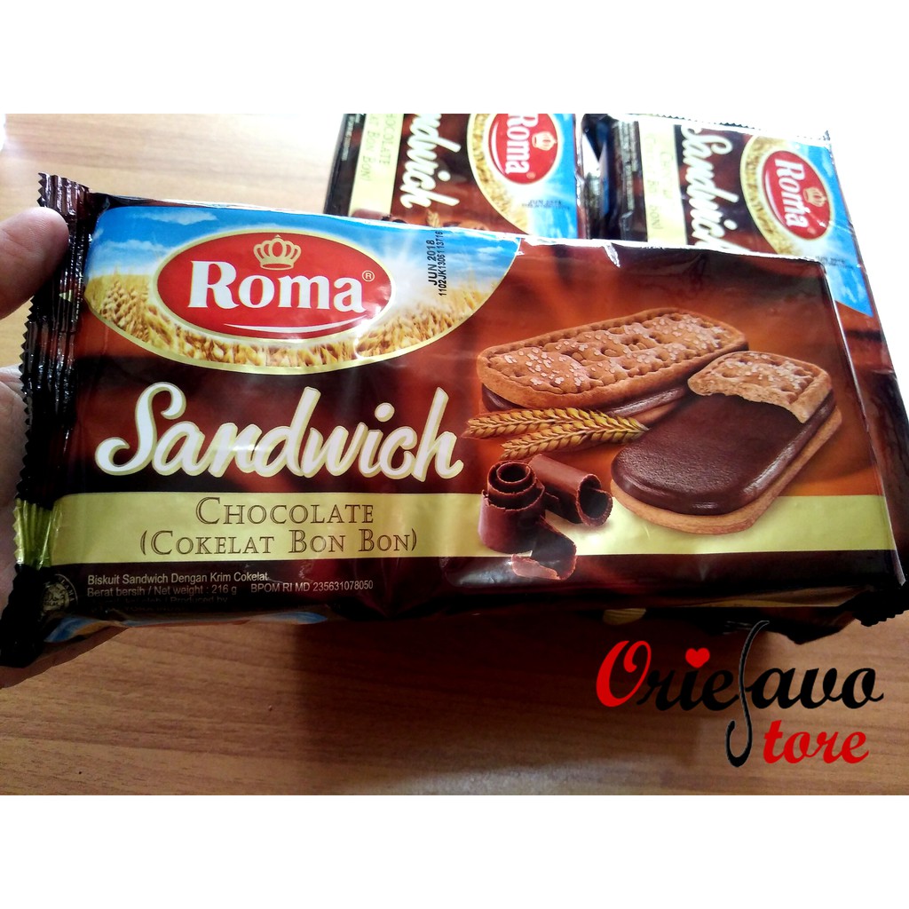 

Roma Sandwichi Coklat Bon Bon