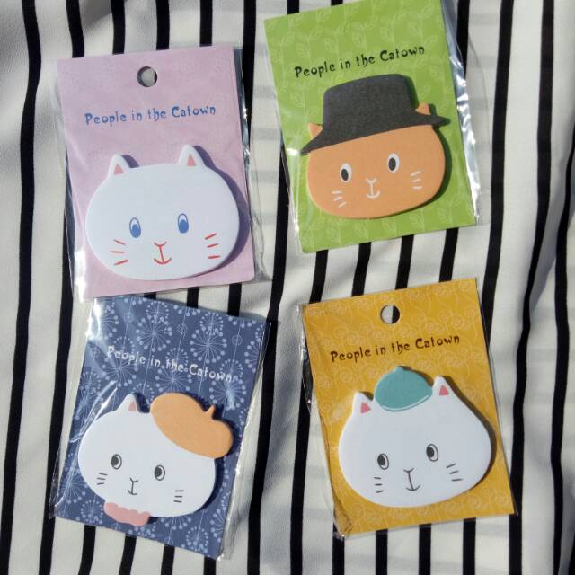 

STICKY NOTES MEMO UNIK CATOWN KUCING