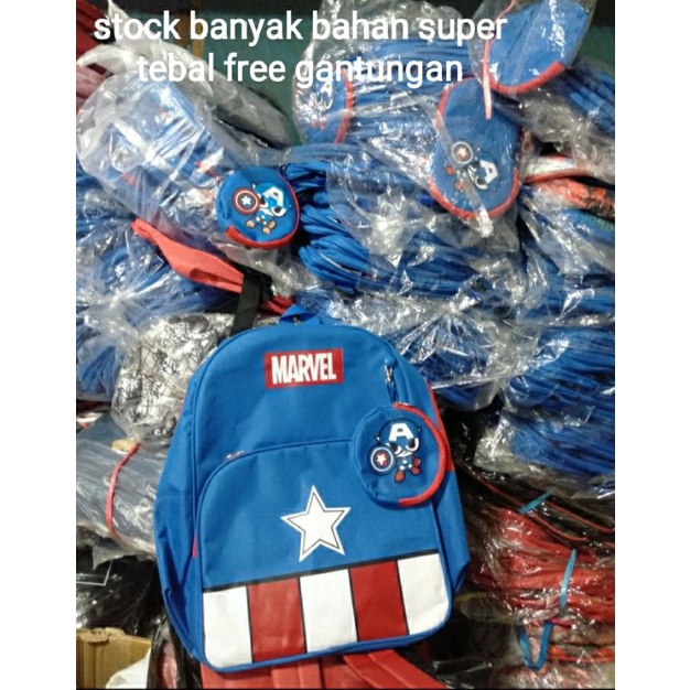 BISA COD New arrival Ransel karakter Marvel