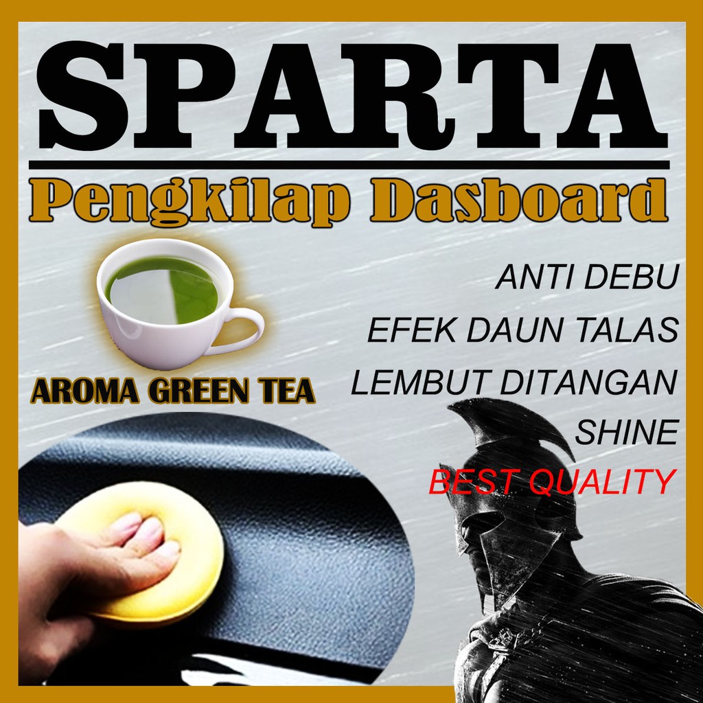 Pengkilap Dasboard SPARTA AROMA MENARIK / Pembersih Interior Mobil - Efek Daun Talas dan Tahan Lama