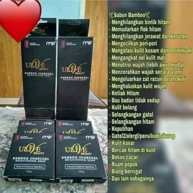 Sabun Bambu MSI (Bamboo Charcoal Soap) Original