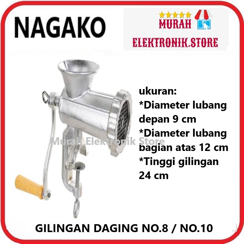 Multifungsi Penggiling Gilingan Daging Meat Mincer Manual Besi