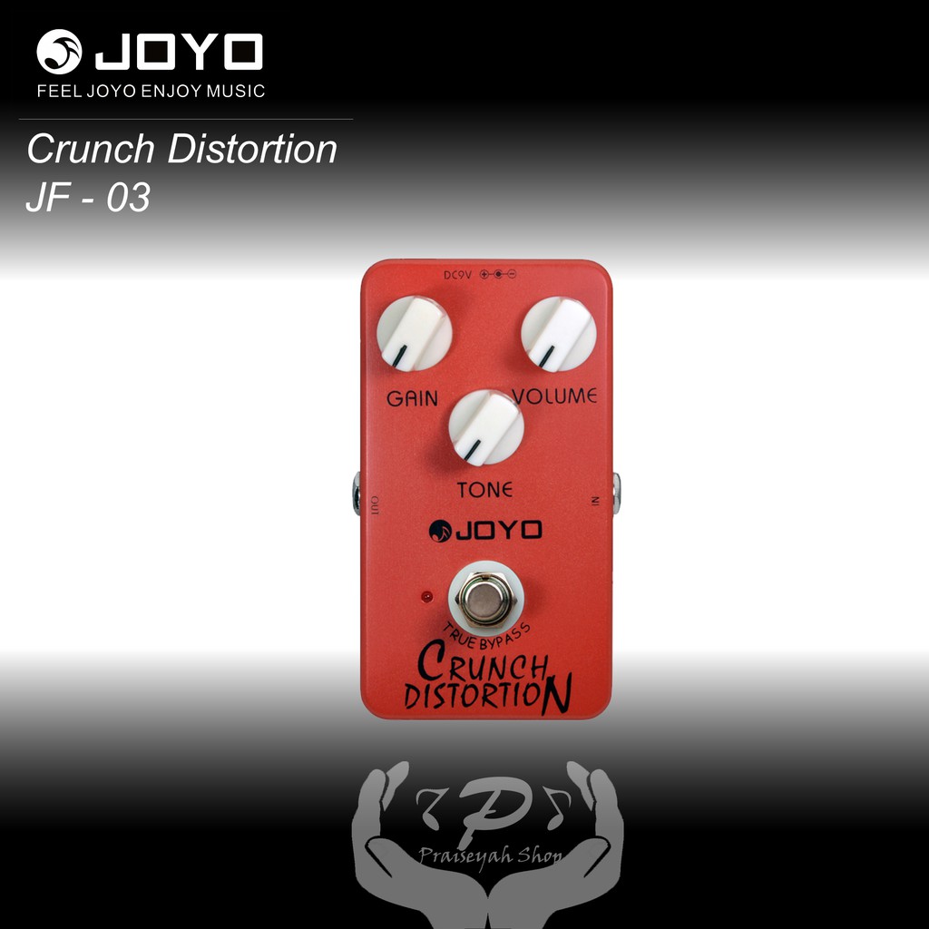 Joyo Crunch Distortion Efek Gitar JF 03 Original Guitar Effect JF03