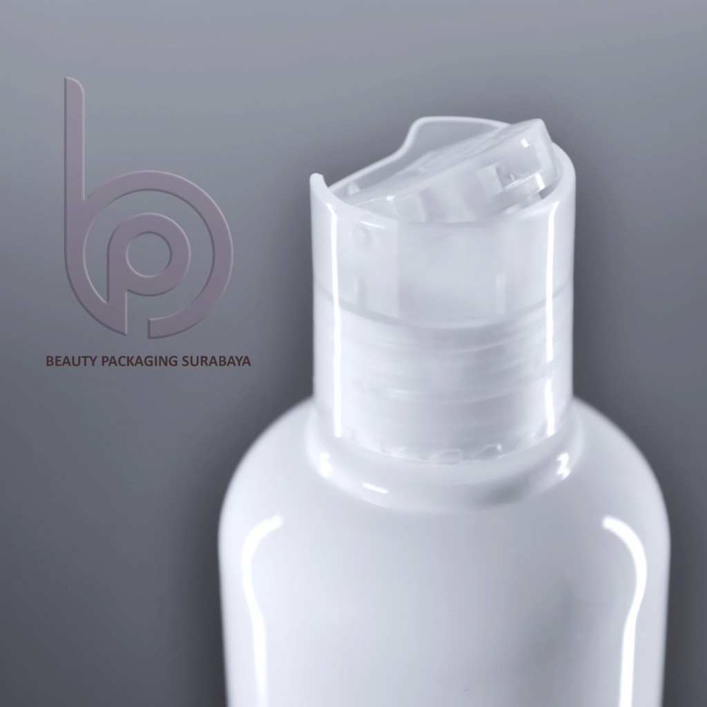 Botol Plastik PET 250ml BR Putih Tutup Presstop