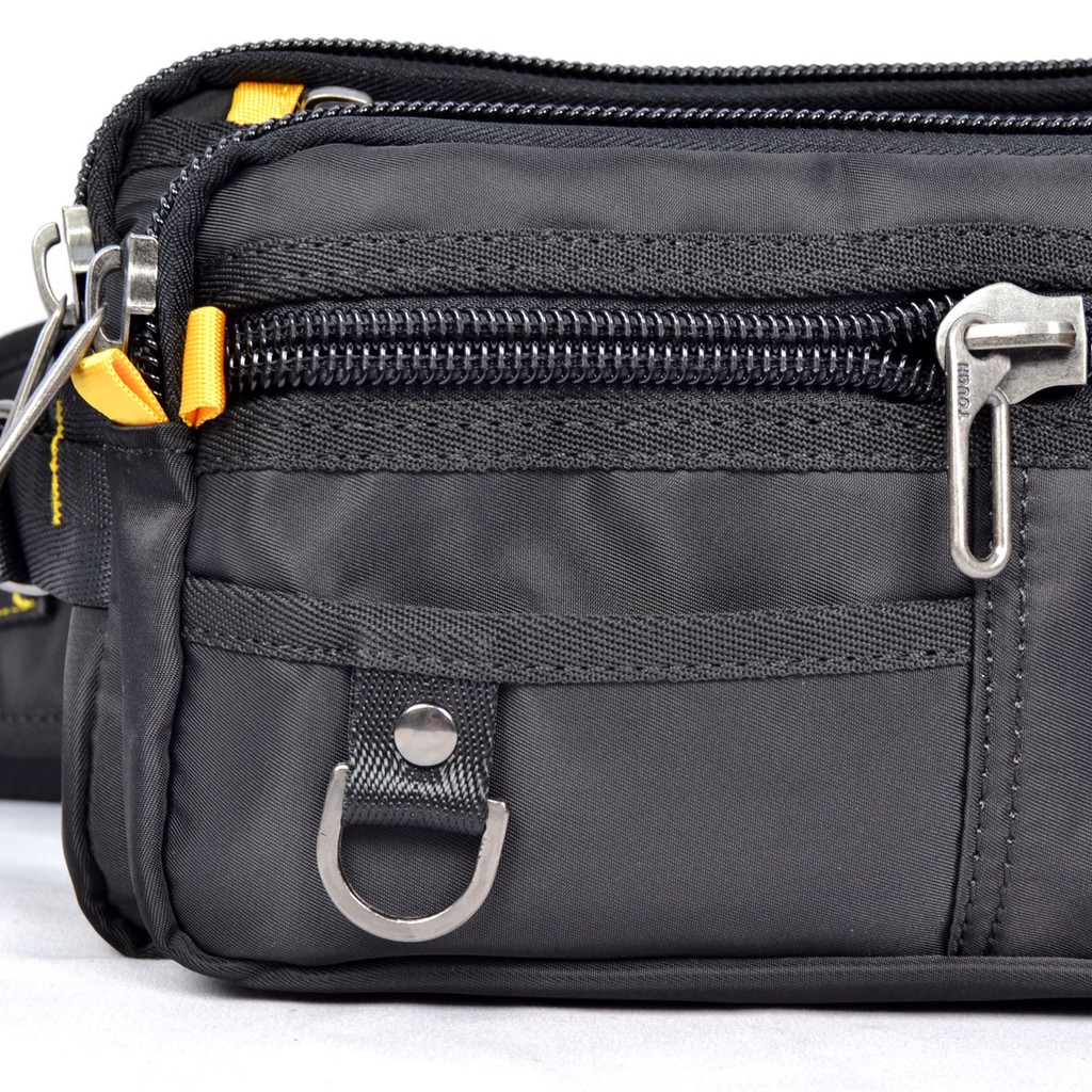 Tas Pria Terbaik / Terlaris / Tas Pinggang Pria/ Waistbag Unisex Polos 7 Res 7165