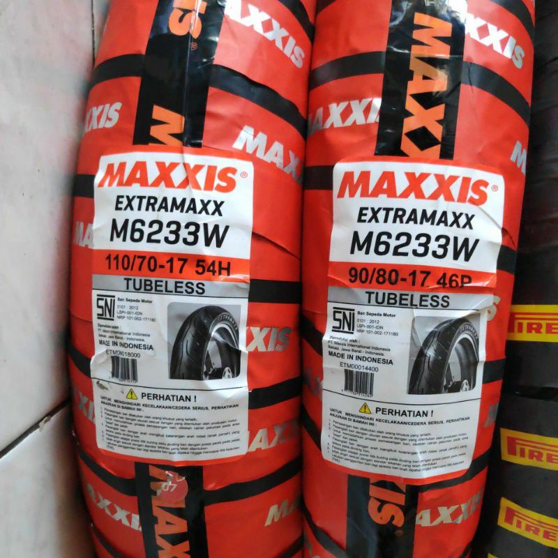 BAN MOTOR MAXXIS EXTRAMAXX 90/80 RING 17