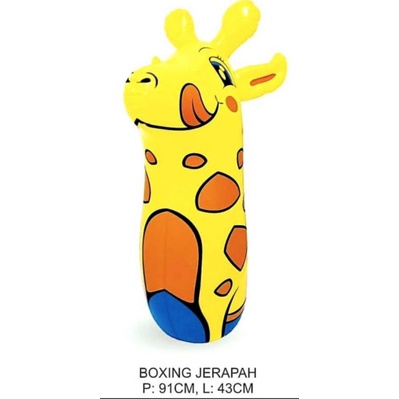 balon tinju anak boxing karakter jerapah