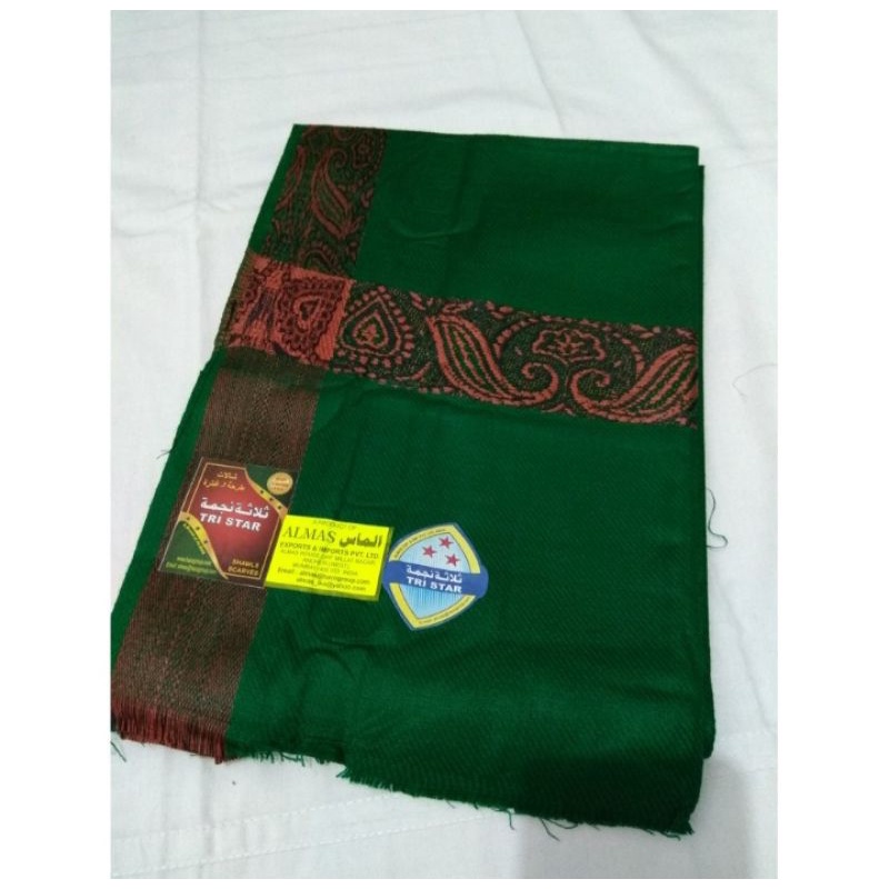 SORBAN ALMAS KASHMIRI HIJAU