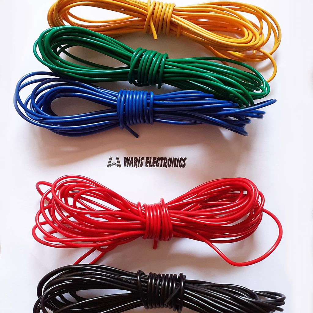 kabel single engkel tunggal kecil serabut 0,12mm