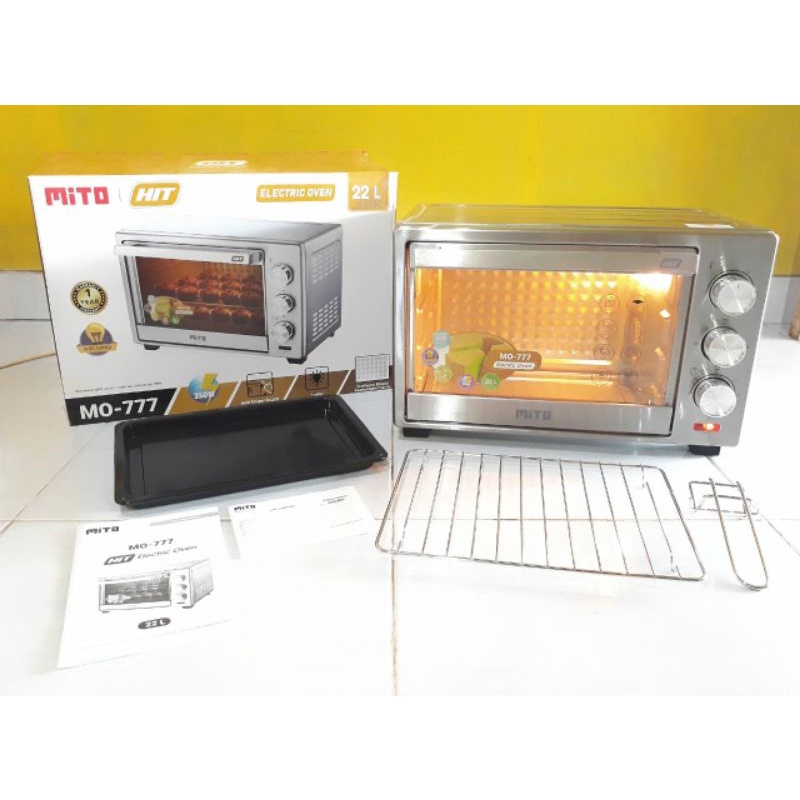 [ ⭐⭐⭐⭐⭐ ] Oven listrik MITO MO-777 kapasitas 22lt