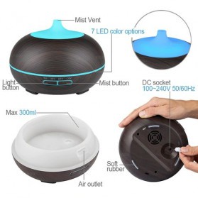 KBAYBO Air Humidifier Aromatherapy Diffuser 7 Color 300ml with Remote Control - K-H264 - Yellowish