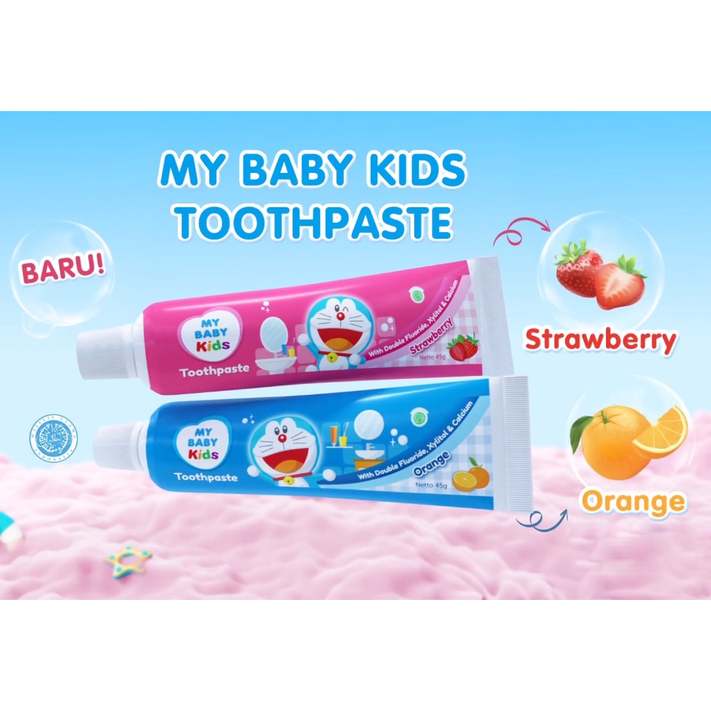 My Baby Kids Toothpaste 45gr Pasta Gigi Anak