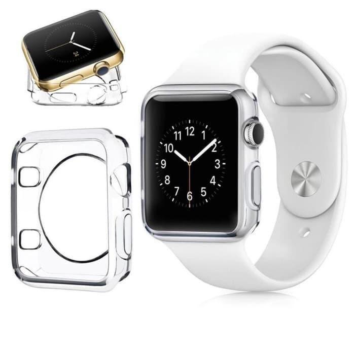 BENING SOFT CASE APPLE WATCH ULTRA 49mm / SERI 8 / SERI 7 / SERI 6 / SERI 5 / SERI 4 / SERI 3 / SERI 2 / SERI SE (Gen 2 &amp; Gen 1) / SIZE 45mm / 41mm / 44mm / 40mm / 42mm / 38mm BUMPER SILIKON CASE APPLE WATCH