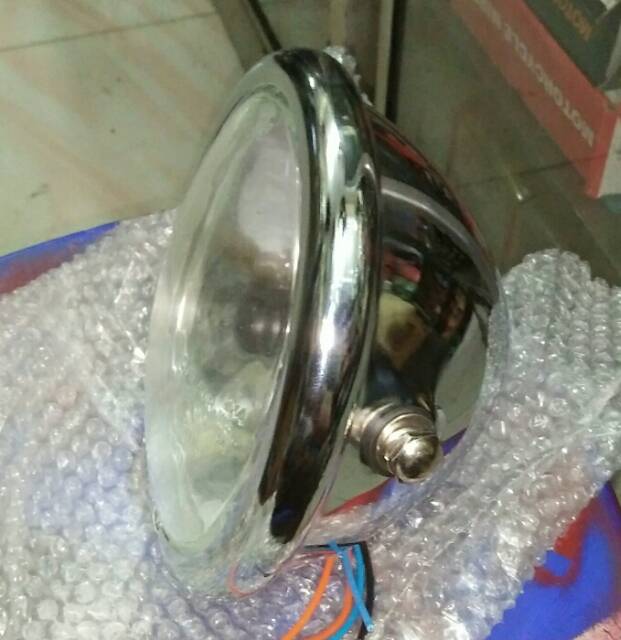 Reflektor/headlamp/lampu depan CB bulat