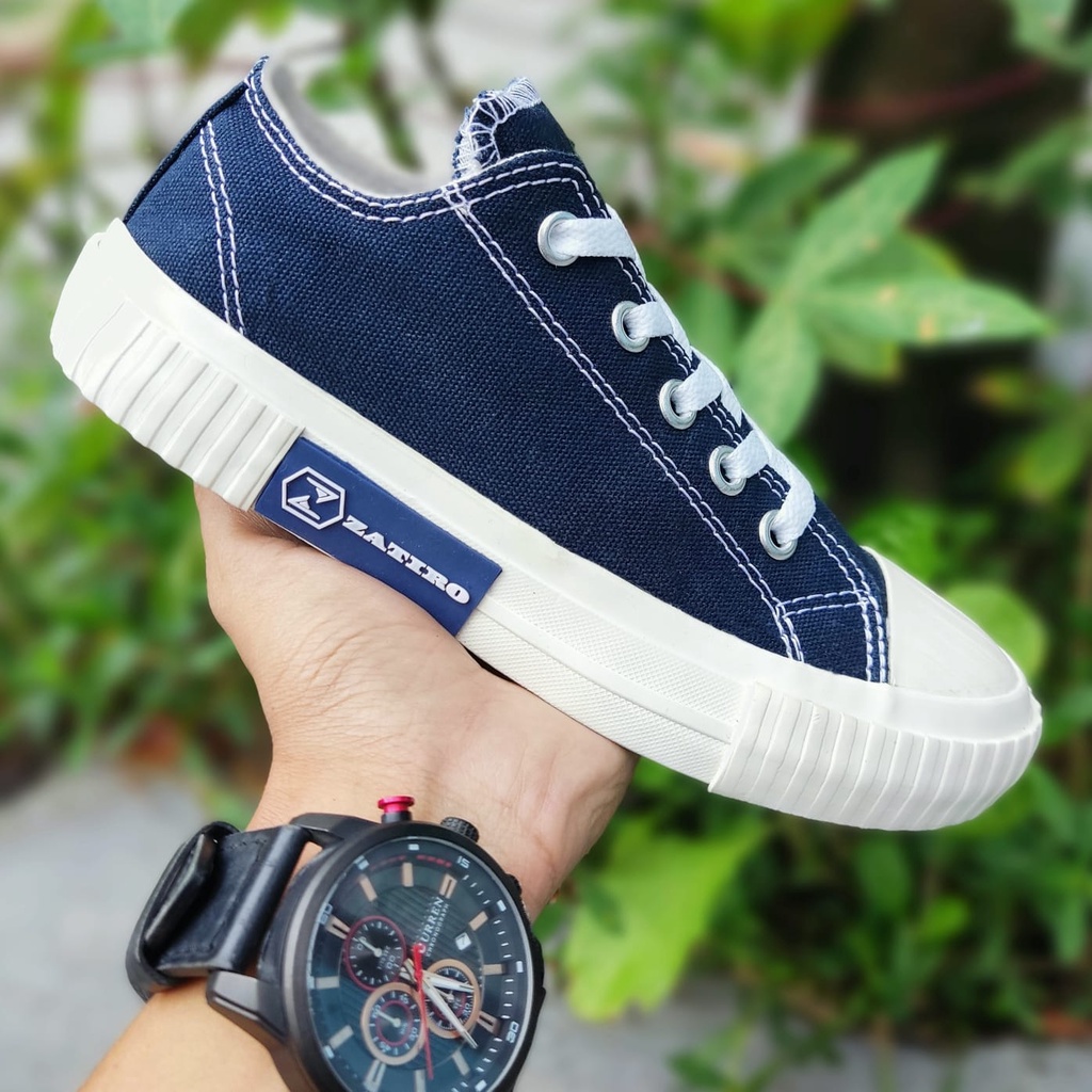 best promo sepatu zatiro newscool limited edision model pria sepatu wanita classic sneaker navy kekinian termurah