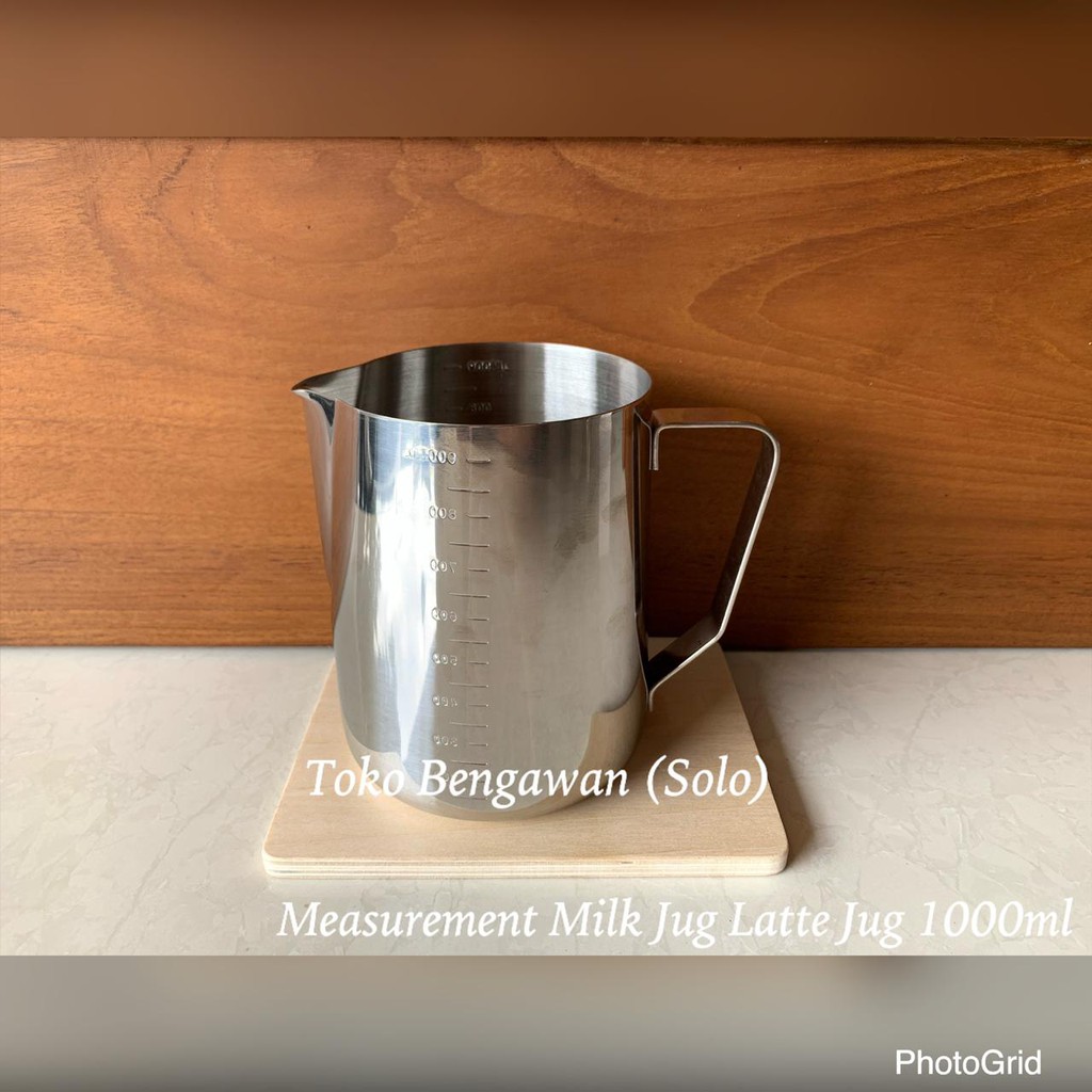 Jual Mjm Measurement Milk Jug Latte Jug Stainless Steel Ml