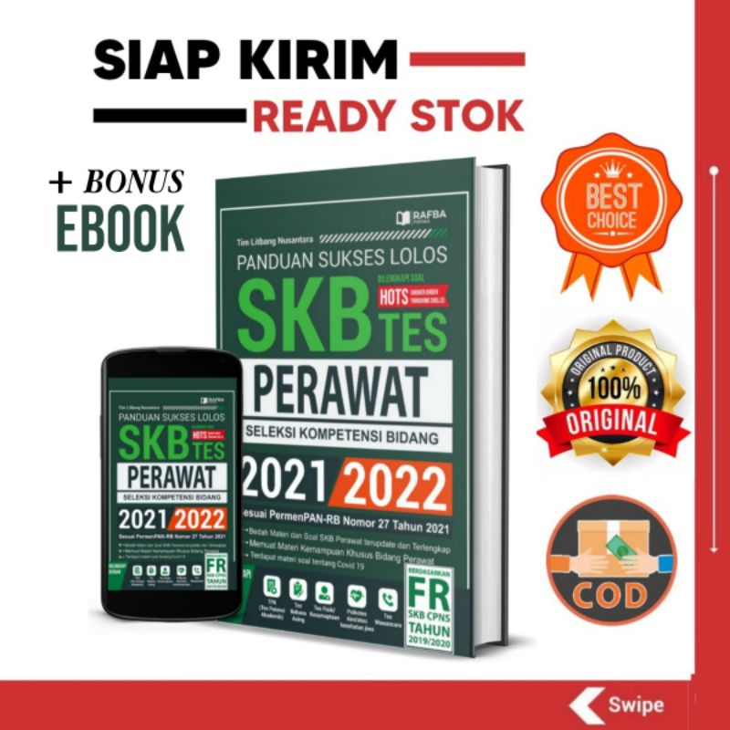 BUKU CPNS PANDUAN SUKSES LOLOS SKB CPNS PERAWAT TERBARU 2021 2022