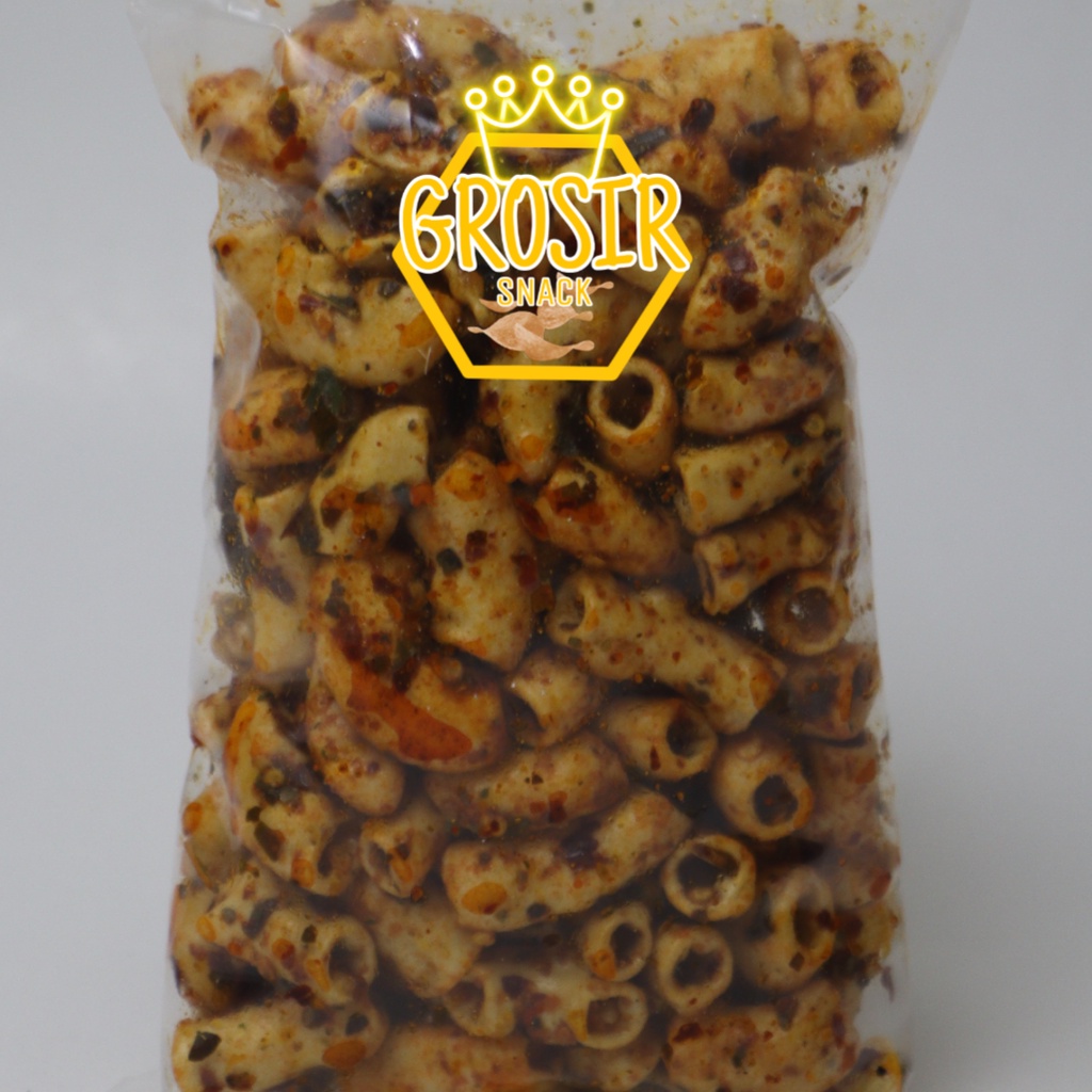 Makaroni Ngembang Garing 30gr+ Daun Jeruk Extra banyak rasa