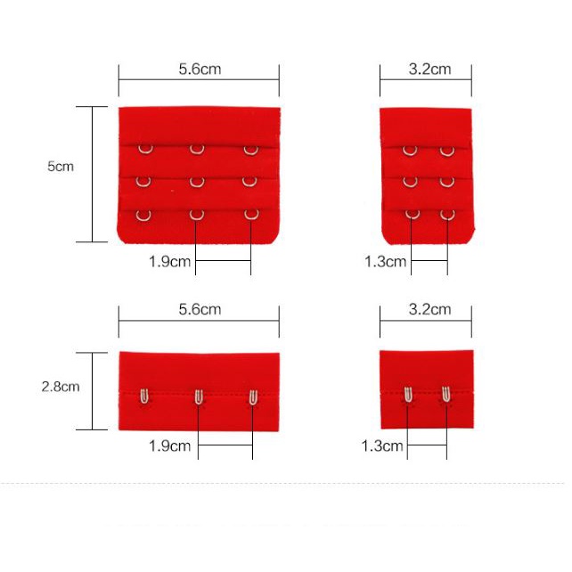 BV.ID PB532/533 PENGAIT BRA TAMBAHAN 3 KAIT 2 KAIT KARET SAMBUNG BH 2 BARIS EXTENSION PENGAIT TALI SUPER EXTENDER SAVE COD