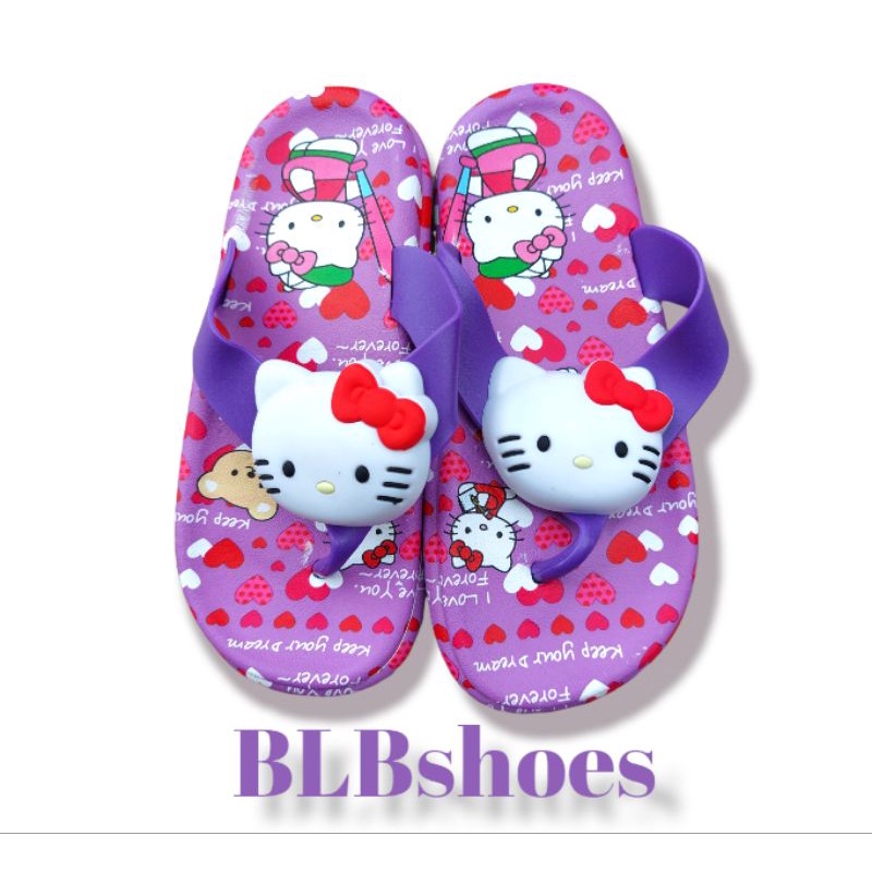 SANDAL ANAK PEREMPUAN SANDAL JEPIT KARET ANAK PEREMPUAN SANDAL JEPIT JELLY ANAK PEREMPUAN KARAKTER HELLO KITTY