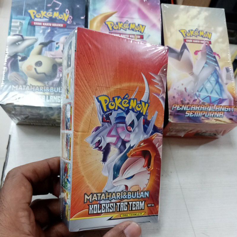Kartu Pokemon TCG Booster Box Seri 5 Set B AC3b Koleksi Tag Team GX Indonesia