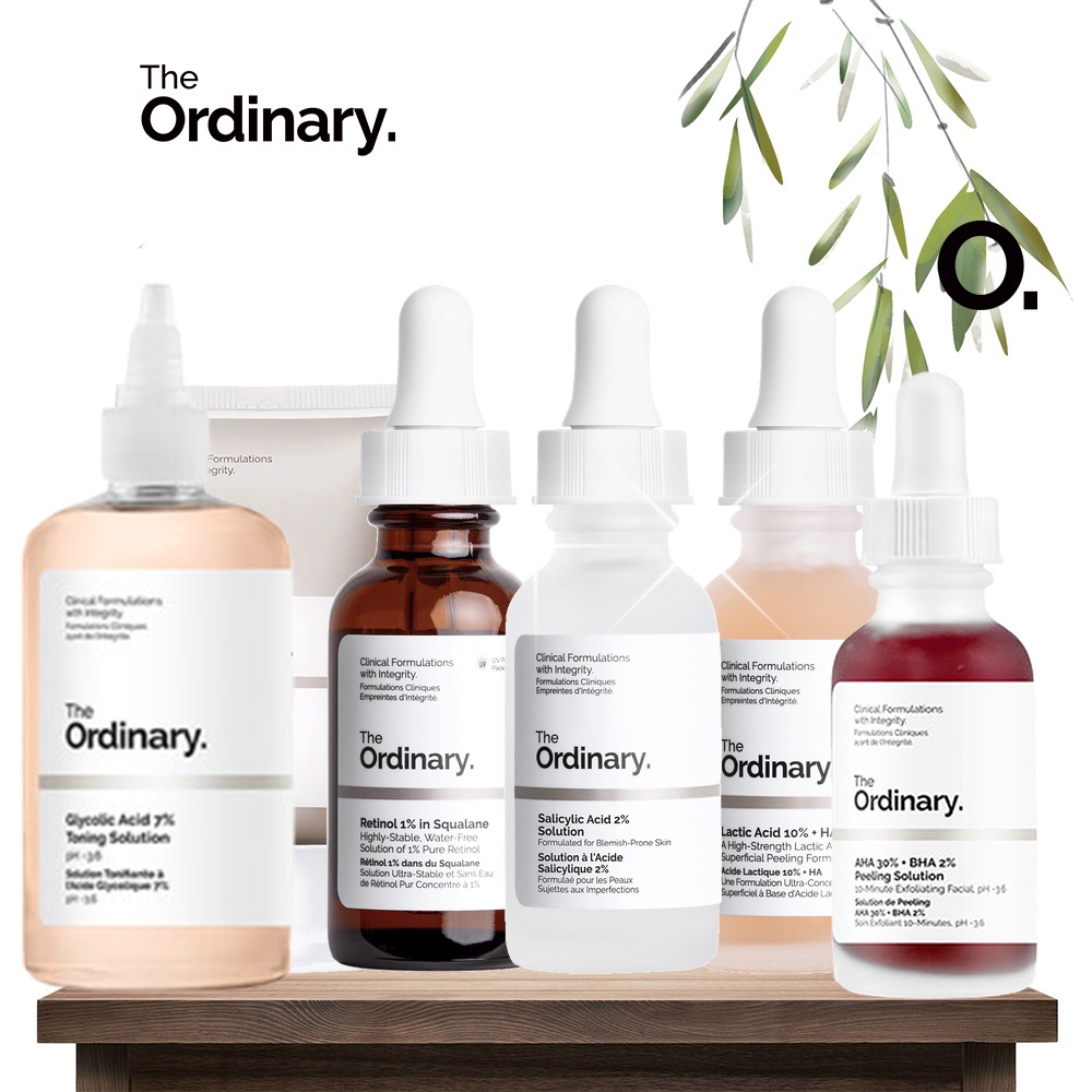 【100% ORI】The Ordinary Alpha Arbutin / Niacinamide /Buffet/AHA 30% + BHA 2%/ Salicylic/Latic Acid/ Caffeine 5%+EGCG Peeling Solution Serum Wajah