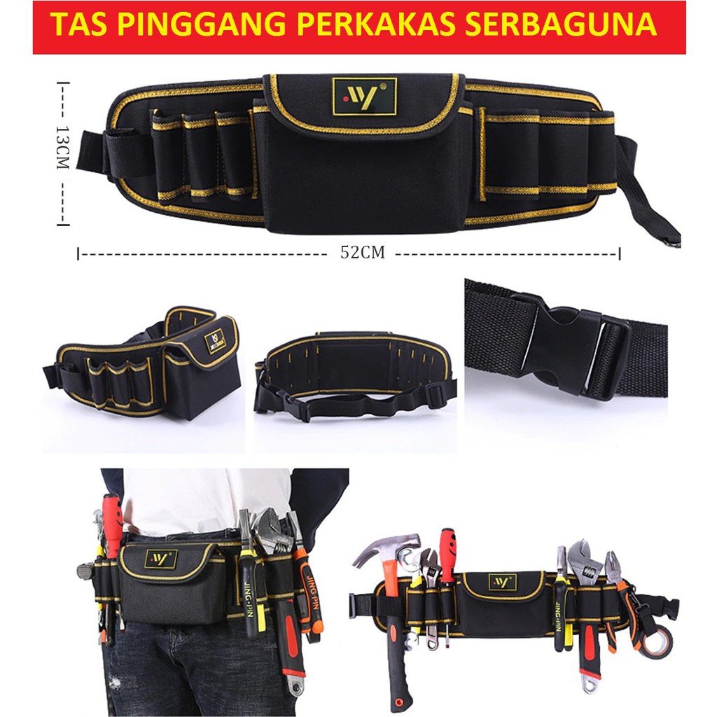 Tas Pinggang Perkakas Serbaguna Waist Pocket Tool Bag / Tas Perkakas / Tas pinggang/ Tools Bag