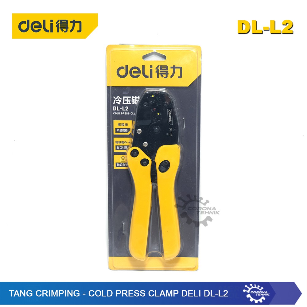 DL-L2 -  Tang Crimping - Cold Press Clamp Deli